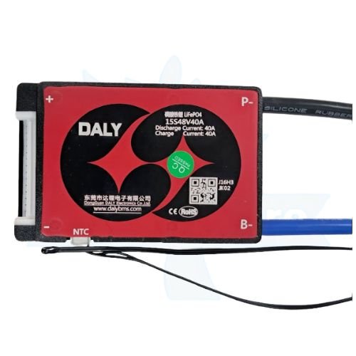 LFP 15S 40A SAME PORT W/P DALY BMS (24c1)