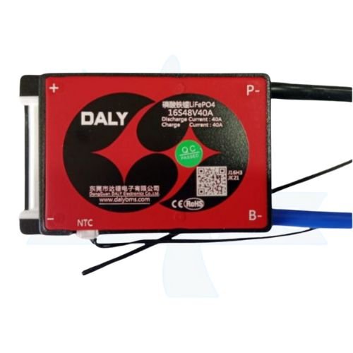 LFP 16S 40A SAME PORT W/P DALY BMS (24be)