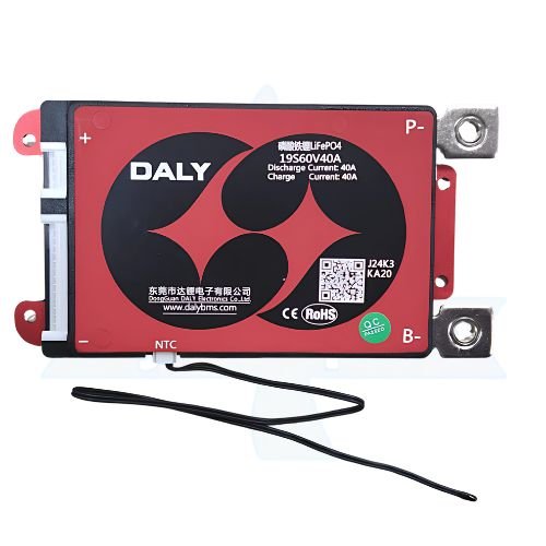 LFP 19S 40A SAME PORT W/P DALY BMS (24bf)