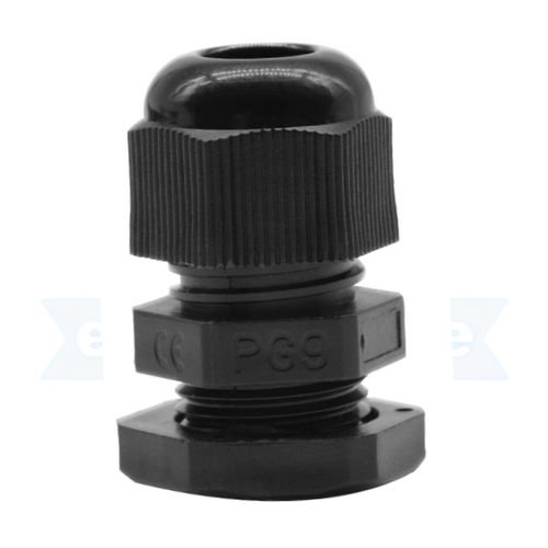 PLASTIC GLAND PG-9 BLACK (2a3a)