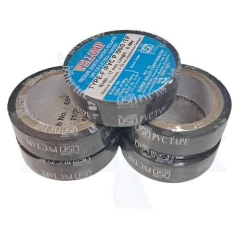 PVC TAPE (BLACK)3/4”X6MTR (2c01)