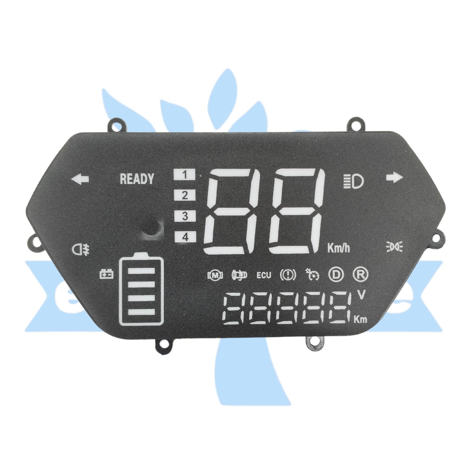 SPEEDOMETER SM51 METER DISPLAY (BLK) (02a1) - Image 2