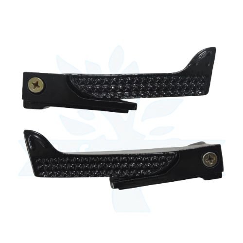 UALA SIDE FOOTREST LEFT+RIGHT BLK (04f6)